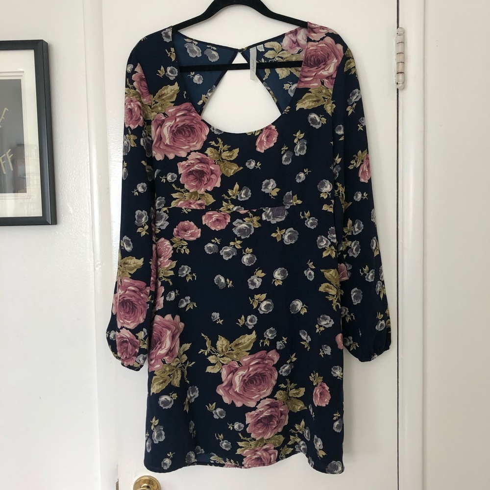 Floral Cut-out Dress